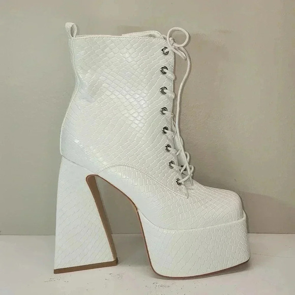 Accloris platform boots size 8 new with box - Picture 4 of 10